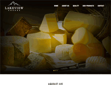 Tablet Screenshot of lakeviewcheese.com